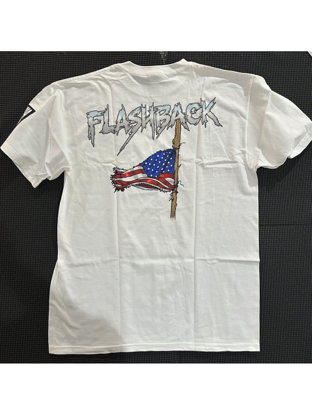 Vietnam Veteran Flashback T Shirt Mens L White POW MIA Republic Of Vietnam